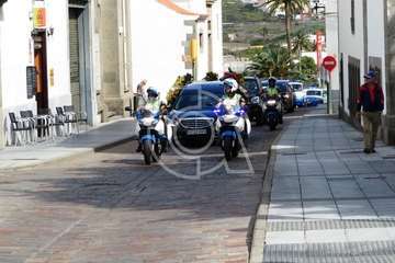 Telde da su último adiós al cabo Rubén Rivero (Foto TA)
